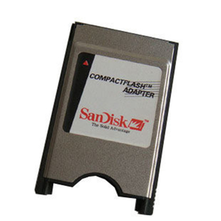 闪迪CF卡转PCMCIA 适配器 CF卡套 CF读卡器 数控机床