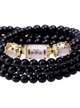 手链男潮佛珠十二生肖水晶手串