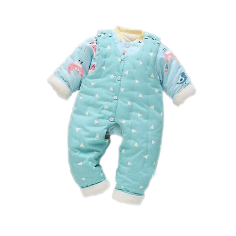 手工棉衣纸样 婴儿棉衣裤前开扣背带连脚棉裤1:1服装样板图纸