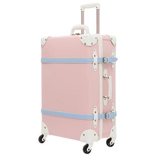 2025年新款复古行李箱皮箱男20寸登机箱28寸大容量旅行箱拉杆箱