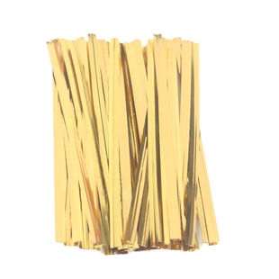 金丝扎条扎带毛绒玩具袋烘焙金线袋口扎绳婚庆用品长8 10 12 15CM