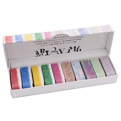 彩色铅笔整卷和纸胶带进口现货