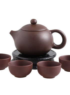 宜兴正品名家原矿过滤紫砂壶套装茶具纯全手工倒把西施壶茶壶包邮