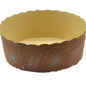 6寸一次性手撕面包纸托 北海道蛋糕耐高温纸杯 手撕包纸托100只装