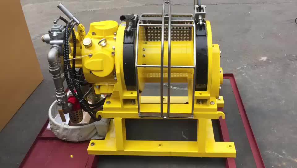 5 Ton Offshore Cable Pulling Air Operated Air Tugger Winch For Lifting