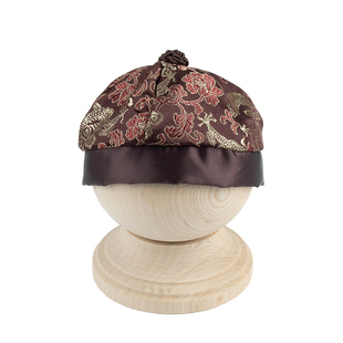 中国复古公子财主帽子男孩拍照宝宝拍摄婴儿童小飞新生儿摄影道具