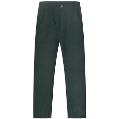 中国风宽松夏季苎麻男裤