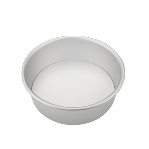 烘焙戚风阳极活底蛋糕模具 烤箱家用铝合金慕斯圈工具 6寸8寸包邮