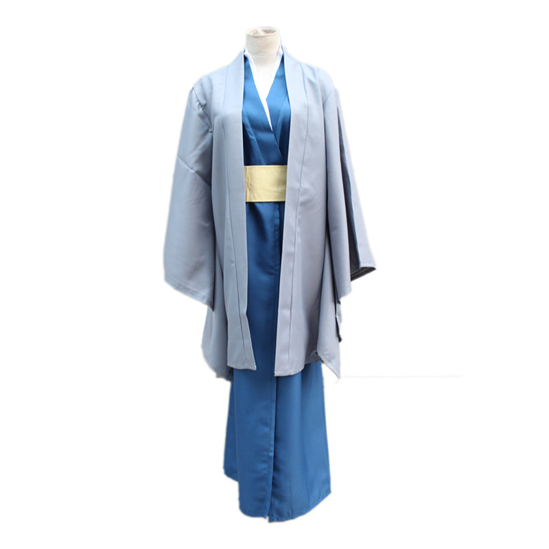 日本武士动漫展 古装银魂桂小太郎cosplay假发 和服男cos全套装