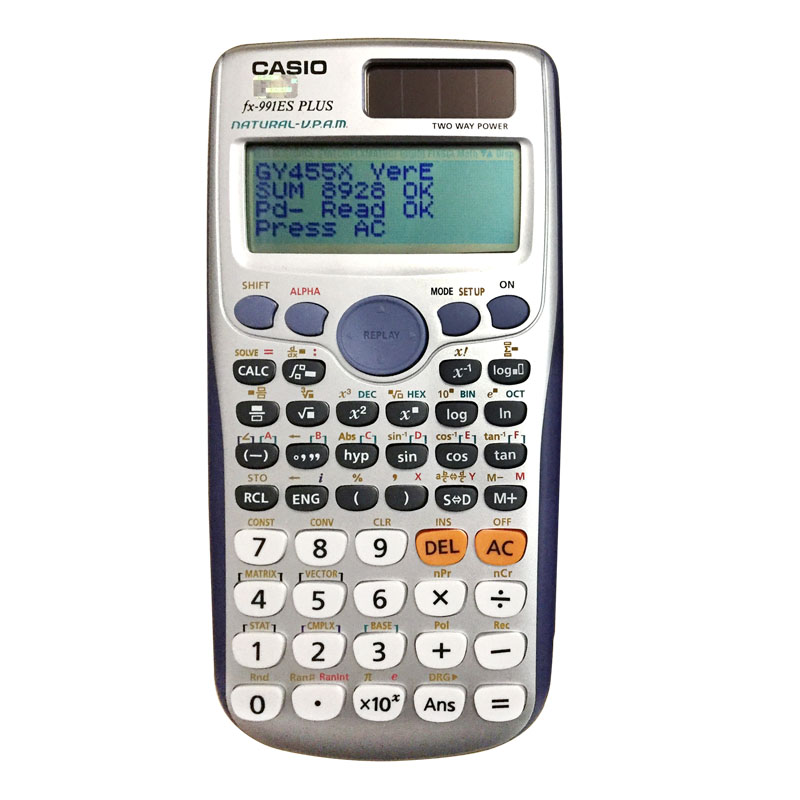 包邮卡西欧CASIO FX-991ES PLUS微积分计算器全国联保高考