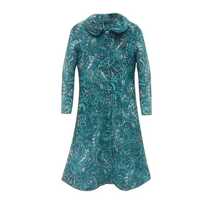 2020复古文艺全棉灯芯绒印花棉服