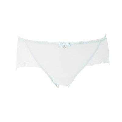 调整型蕾丝边提臀简约风平角内裤