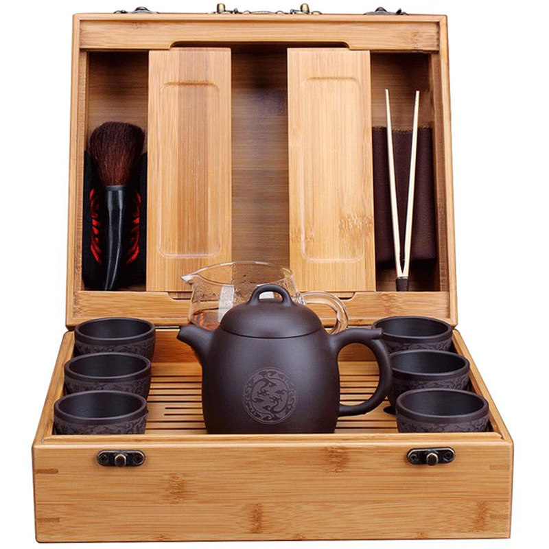 宜兴全紫砂壶纯手工茶壶整套装家