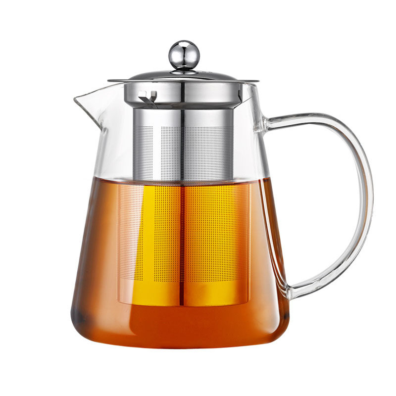 尚品防爆耐热玻璃壶花茶壶功夫红茶具不锈钢过滤泡茶杯冲茶器家用