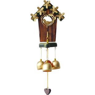 日式风铃 装饰铜铃铛铜门风铃 防盗门铃装饰礼品礼物