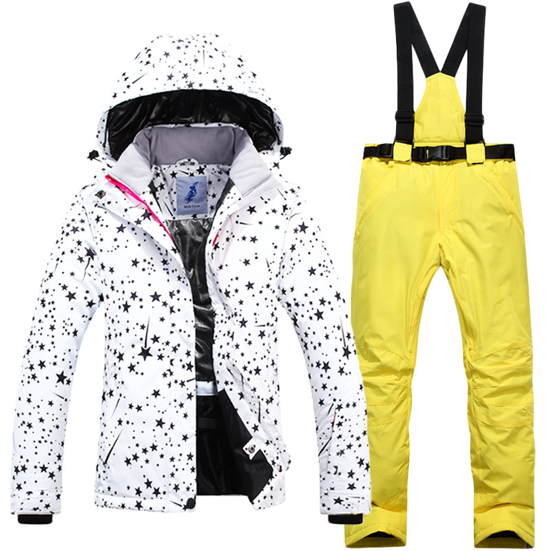 户外滑雪服女套装冬季韩国大码