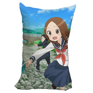 擅长捉弄的高木同学周边动漫抱枕二次元靠枕套卡通宅品定制包邮