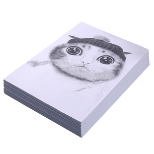 六品堂素描画纸水粉纸手抄报专用纸活页本4k开8k160g彩色铅画纸儿童幼儿初学者学生美术绘画用纸速描速写