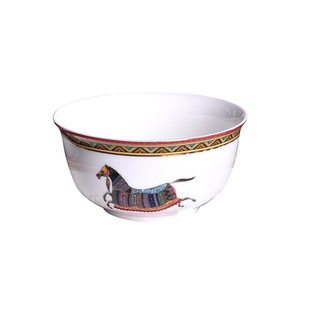 欧式面碗陶瓷复古骏马饭碗汤碗大碗家用厨房餐具泡面碗陶瓷碗骨瓷