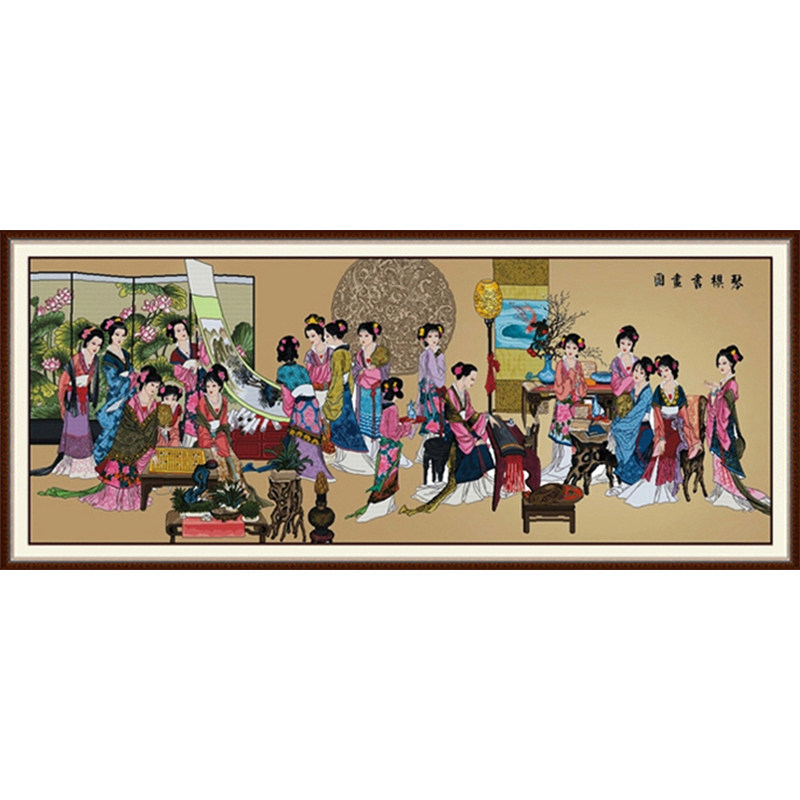 琴棋书画客厅新款红楼梦十二金钗