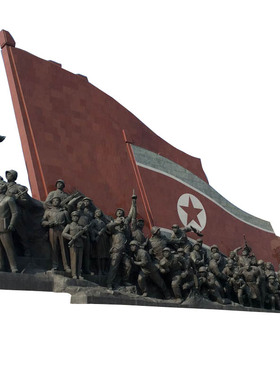 大型群雕人物战争主题玻璃钢雕塑