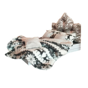 bjd娃娃6分娃床8件套床品小布sd兵人30/60cm3分4/6/8分男叔娃娃床