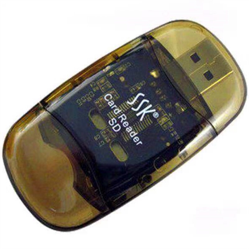 SSK/飚王 SD卡 数码相机内存卡高速水晶SD读卡器SCRS026存储包邮