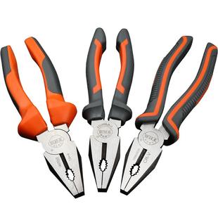 五金工具省力钳子电工业级钢丝钳8寸老虎钳6寸尖嘴钳平口钳斜口钳