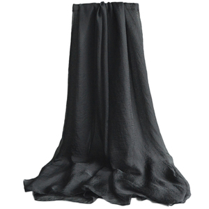 女士围巾纯色百搭大丝巾春夏防晒装饰两用披肩丝巾海边沙滩巾纱巾