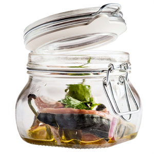 进口密封罐大号加厚无铅玻璃瓶子透明食品储物奶粉罐腌泡菜自酿酒