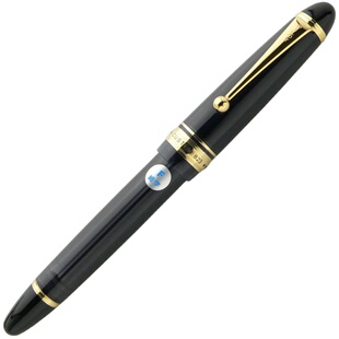 一航 PILOT 百乐大容量钢笔 半透明推拉活塞负压上墨14K金笔 CUSTOM 823钢笔墨水礼盒套装