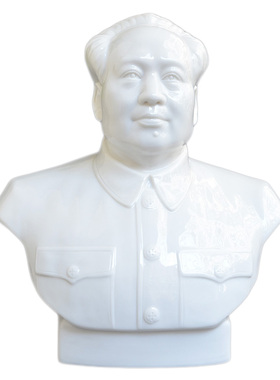 毛泽东像毛主席像半身像摆件陶瓷
