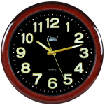 康巴丝静音夜光日历挂钟表万年历客厅卧室办公壁挂装饰时钟石英钟