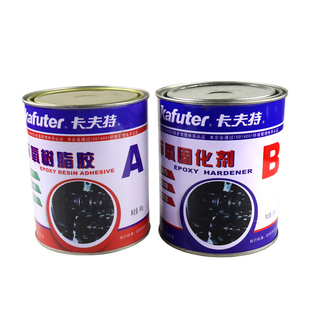 卡夫特环氧树脂胶水ab胶强力胶石材木头防水建筑灌封胶耐酸碱耐溶剂树脂胶粘接金属陶瓷的双组分胶水1.6kg/组