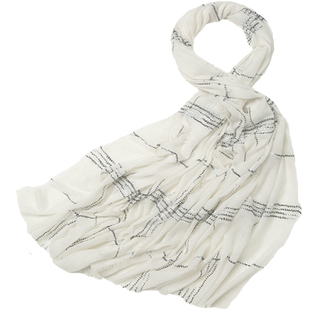 新款欧美高货100%cashmere羊绒围巾女300支戒指绒秋冬超薄款格子