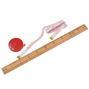 竹尺软皮尺三围量衣尺伸缩卷尺多功能量腰围测量衣服米尺2米尺子