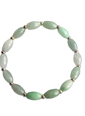 天然玉石路路通手链冰