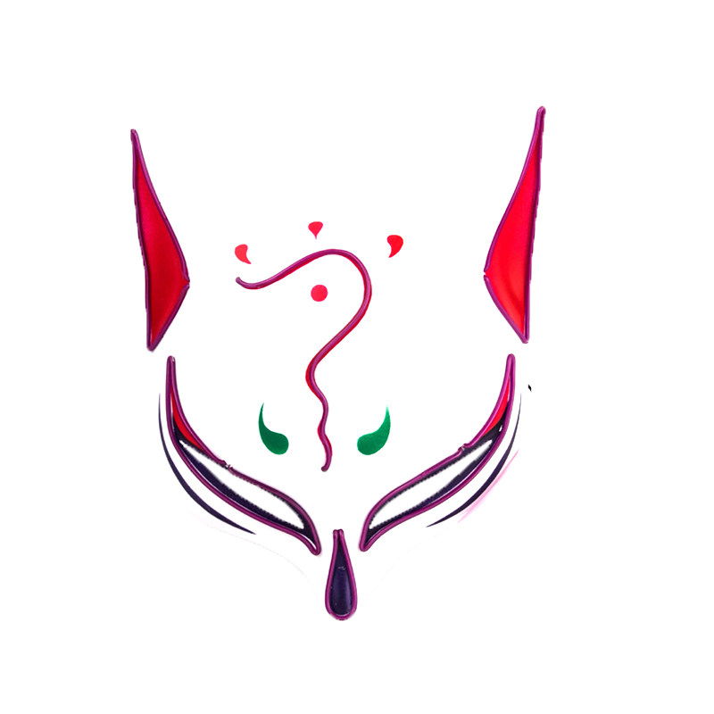 阴阳师发光面具离人愁妖狐狸猫co