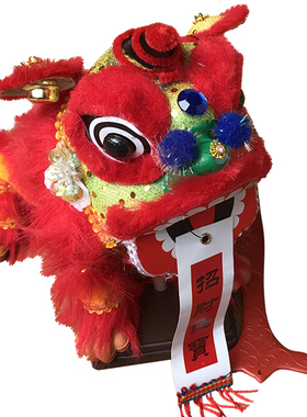 中国风提线南狮传统送老外木偶狮