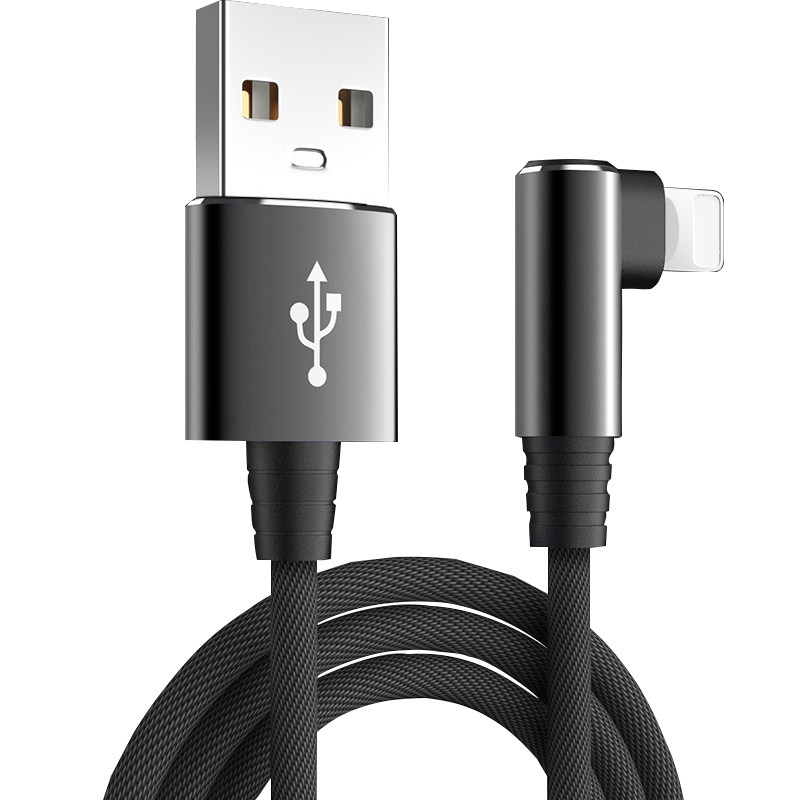 适用于苹果数据线iPhone11快充iPhone手机7充电线6s器8plus加长冲11pro弯头七X短8Pipad冲电2