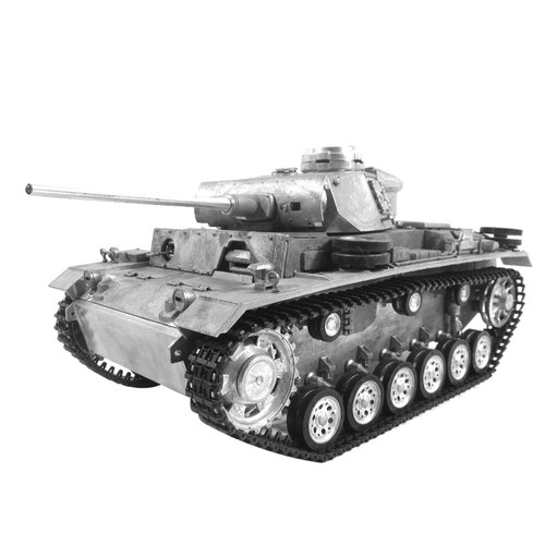 MATO1:16全金属德国三号合金遥控坦克军事模型车大型充电男孩玩具