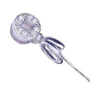 包邮DIY银饰配件S925银吊坠扣银扣金枝玉叶扣头水晶 翡翠扣细针扣