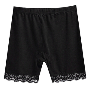 2条装夏女士特大薄款五分打底裤胖妹妹防走光加长5分莫代尔安全裤