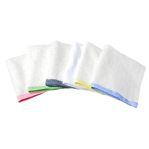 100条 加厚纯棉抹布德克士肯德基餐饮连锁幼儿园小方巾吸水不掉毛