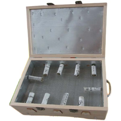 实木制翻盖弧形膝盖艾绒款艾灸盒