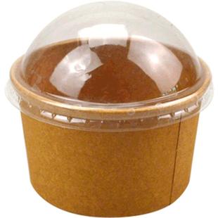 华信天诚 冰淇淋杯一次性 85冰激凌纸杯雪糕球杯100套冰淇凌纸碗