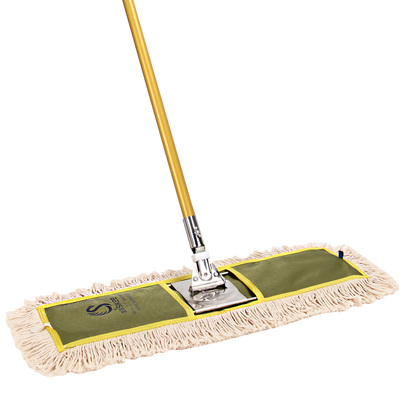 布套式旋转实木大号工业平板拖把