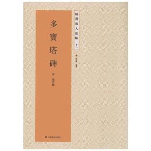 多宝塔碑 无 著 杨汉卿 编 楷书行书书法入门基础训练字帖 江苏美术出版社 新华书店官网正版图书籍