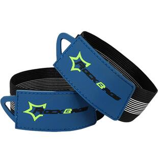 洛克兄弟自行车束裤带束腿带绑脚山地车绑腿绑裤子带单车骑行装备