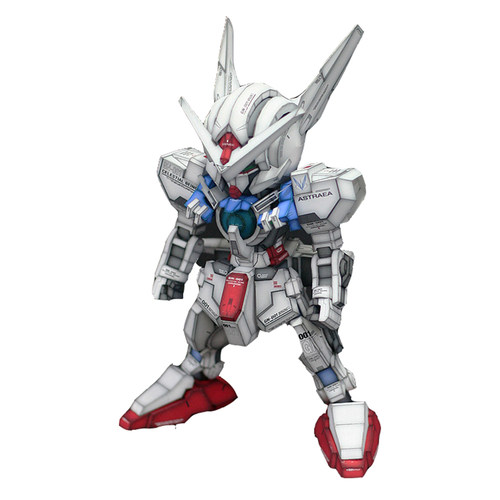 SD高达系列GNY-001ASTRAEA-ver.水貼版3d纸模型DIY手工